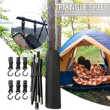 Ultralight Hanging Rack Aluminum Alloy Tableware Cookware Outdoor Camping Shelf Clothes Storage Hanger Triangle Rack