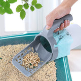 2 in 1 Cat Litter Shovel Set Detachable Pet Litter Sifter Hollow Cat Feces Scoop Dog Sand Toilet Cleaning Pets Scooper