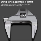 Adjustable Wrench 8-68mm Multi-function Large Open Wrench Universal Shifter Spanner Repair Tool Key Nut Wrench Hand Tools