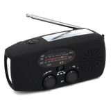 Solar Hand Crank RADIO Receiver Mini Portable AM/FM/WB Weather Radio With Multifunctional Flashlight Emergency Power supply/Bank