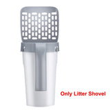 2 in 1 Cat Litter Shovel Set Detachable Pet Litter Sifter Hollow Cat Feces Scoop Dog Sand Toilet Cleaning Pets Scooper