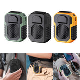 Waist Clip Fan Hands-Free Wearable Necklace Fan Belt Fan Emergency Power Bank for Sports Travel Camping handheld Air Conditioner