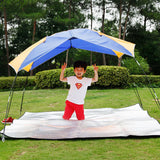 Boat Sun Shelter Waterproof Inflatable Awning Sun Shade Lightweight Folding Cover for Boating Camping Beach Sunscreen