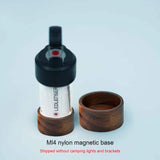 Portable Retro Lampshade Camping Lantern Lamp Magnetic Base Holder Adapter For Ledlenser ML4 Outdoor Camping Hiking Supplies