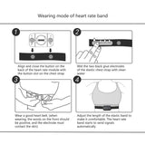 Elastic Chest Strap Band for Running Sports Training Wireless Heart Rate Monitor Chest Mount Belts Fitness Equipment