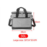 20/30L Insulated Thermal Cooler Lunch Box Storage Bag Food Beverage Fruit Fresh Keeping Storage Bag For Outdoor Camping Picnic