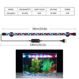 18-58cm Aquarium Light LED Waterproof Fish Tank Clip Light Underwater Lighting Submersible Lamp Plant Grow Lamp 90-260V