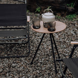 Outdoor Aluminum Alloy Folding Round Table Camping Self-Driving Travel Equipment Supplies Portable Liftable Table Camping table