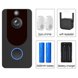 Smart IP 1080P Phone Door Bell Doorbell Camera For Apartments IR Alarm Wireless Security Intercom WIFI Video Door From EKEN V7