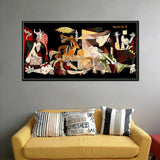 Picasso Guernica FRAME AVAILABLE Canvas Art Print Color Version Painting