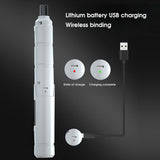 Mini Electric Screwdriver Bit Set Portable 3.6V USB Rechargeable Screw Driver Cordless Power Tools Accessories Repair Set