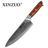 Xinzuo 8.5 Inch Chef Knives High Carbon Vg10 Japanese 67Layer Damascus Kitchen Knife Stainless Steel