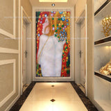 Art Portrait Oil Painting The Family By Gustav Klimt Paintings Wall Art Picture Home Decor Bronze