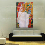 Art Portrait Oil Painting The Family By Gustav Klimt Paintings Wall Art Picture Home Decor Bronze