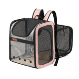 PVC Breathable Large Capacity Cat Carrying Space Capsule Cat Bag Portable Pet Dog Backpack Fold