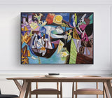 Picasso Night Fishing at Antibes 1939 Famous Hand Painted Reproduction