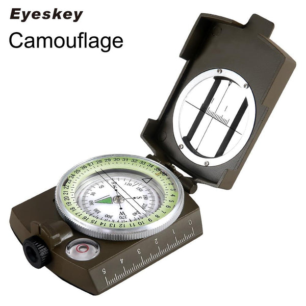 Eyeskey Waterproof Survival Military Compass Hiking Camping Army Pocket Lensatic
