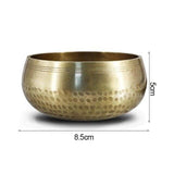 Nepalese Buddha Bowl Home Decoration Tibet Song Bowl Sound Therapy Yoga Meditation Bowl Chanting Bowl Kirin Veins Figurine Craft