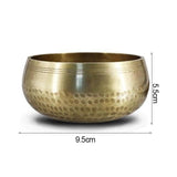 Nepalese Buddha Bowl Home Decoration Tibet Song Bowl Sound Therapy Yoga Meditation Bowl Chanting Bowl Kirin Veins Figurine Craft