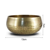 Nepalese Buddha Bowl Home Decoration Tibet Song Bowl Sound Therapy Yoga Meditation Bowl Chanting Bowl Kirin Veins Figurine Craft