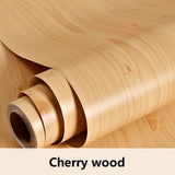 Wood Grain Home Decor Furniture Vinyl Wrap Waterproof Wall Sticker Self Adhesive Pvc Wallpaper