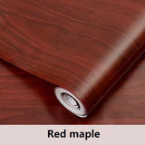 Wood Grain Home Decor Furniture Vinyl Wrap Waterproof Wall Sticker Self Adhesive Pvc Wallpaper