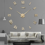Spezielle Bieten 3D Big Acryl Spiegel Wanduhr Diy Quarzuhr Noch Leben Uhren Moderne Dekoration
