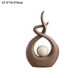 Modern Simple Design Home Decoration Crafts High Temperature Resistance Ceramic Decor Accessoreis Figurines Furnishing Ornaments