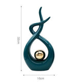 Modern Simple Design Home Decoration Crafts High Temperature Resistance Ceramic Decor Accessoreis Figurines Furnishing Ornaments