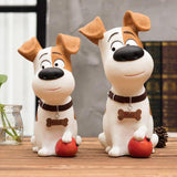 Funny Dog Piggy Bank Figurines Resin Coin Bank Money Boxes Home Decoration Accessories Miniature Model Kids Toys Save Money Gift