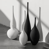Simplicity Vases Handmade Art Zen Vases Home Decoration Crafts Luxury Bedside Restaurant Decoration Ceramic Flower Arrangement