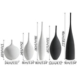 Simplicity Vases Handmade Art Zen Vases Home Decoration Crafts Luxury Bedside Restaurant Decoration Ceramic Flower Arrangement