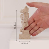 Nordic Abstract Silence Is Gold Statue Home Decoration Resin Modern Art Sculpture Figurine Desk Decoration Furnishings Artware