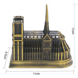 Home Decoration Metal Architecture Figurine World Famous Landmark Building Souvenir Statue Desktop Decor Birthday Gifts Crafts