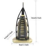 Home Decoration Metal Architecture Figurine World Famous Landmark Building Souvenir Statue Desktop Decor Birthday Gifts Crafts