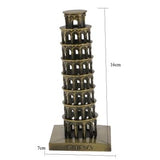 Home Decoration Metal Architecture Figurine World Famous Landmark Building Souvenir Statue Desktop Decor Birthday Gifts Crafts