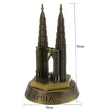 Home Decoration Metal Architecture Figurine World Famous Landmark Building Souvenir Statue Desktop Decor Birthday Gifts Crafts