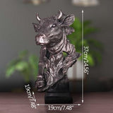 Antique Silver Animal Sculpture Home Decoration Spread Wings Eagle Figurines Resin Crafts Living Room Bookcase Dispaly Artware