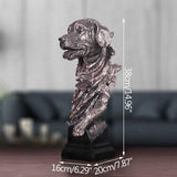 Antique Silver Animal Sculpture Home Decoration Spread Wings Eagle Figurines Resin Crafts Living Room Bookcase Dispaly Artware