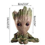 Funny Groot Plants Pot With Love Heart Home Ornaments Desktop Decoration Accessories Girl Friend Gifts Figurines Home Decor