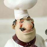 Western Restaurant Decor Modern Design Chef & Cake Model Ornaments Resin Crafts Miniature Figurines Home Kitchen Decoration Gift