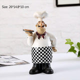 Western Restaurant Decor Modern Design Chef & Cake Model Ornaments Resin Crafts Miniature Figurines Home Kitchen Decoration Gift