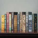 Antique Nostalgic Industrial Style Fake Book Simulation Book Model Home Decoration Prop Study Room Office Decor Ornaments Crafts