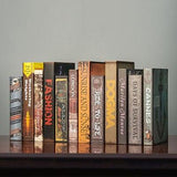 Antique Nostalgic Industrial Style Fake Book Simulation Book Model Home Decoration Prop Study Room Office Decor Ornaments Crafts