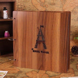Creative Wooden 12 inch Handmade DIY Photo Album Ornaments Retro Baby Wedding Photo Album Home Decor Wood Crafts Birthday Gifts