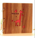 Creative Wooden 12 inch Handmade DIY Photo Album Ornaments Retro Baby Wedding Photo Album Home Decor Wood Crafts Birthday Gifts