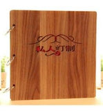 Creative Wooden 12 inch Handmade DIY Photo Album Ornaments Retro Baby Wedding Photo Album Home Decor Wood Crafts Birthday Gifts