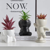 Desk Decoration Succulent Pots Flowerpots Miniature Model Home Decoration Ornaments Office Display Decoration Figurines