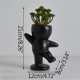 Desk Decoration Succulent Pots Flowerpots Miniature Model Home Decoration Ornaments Office Display Decoration Figurines