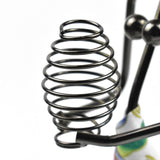 Handcrafts Iron Women Miniature Model Multifunction Flower Holder Sundries Storage Flowerpots Home Decoration Accessories Gifts